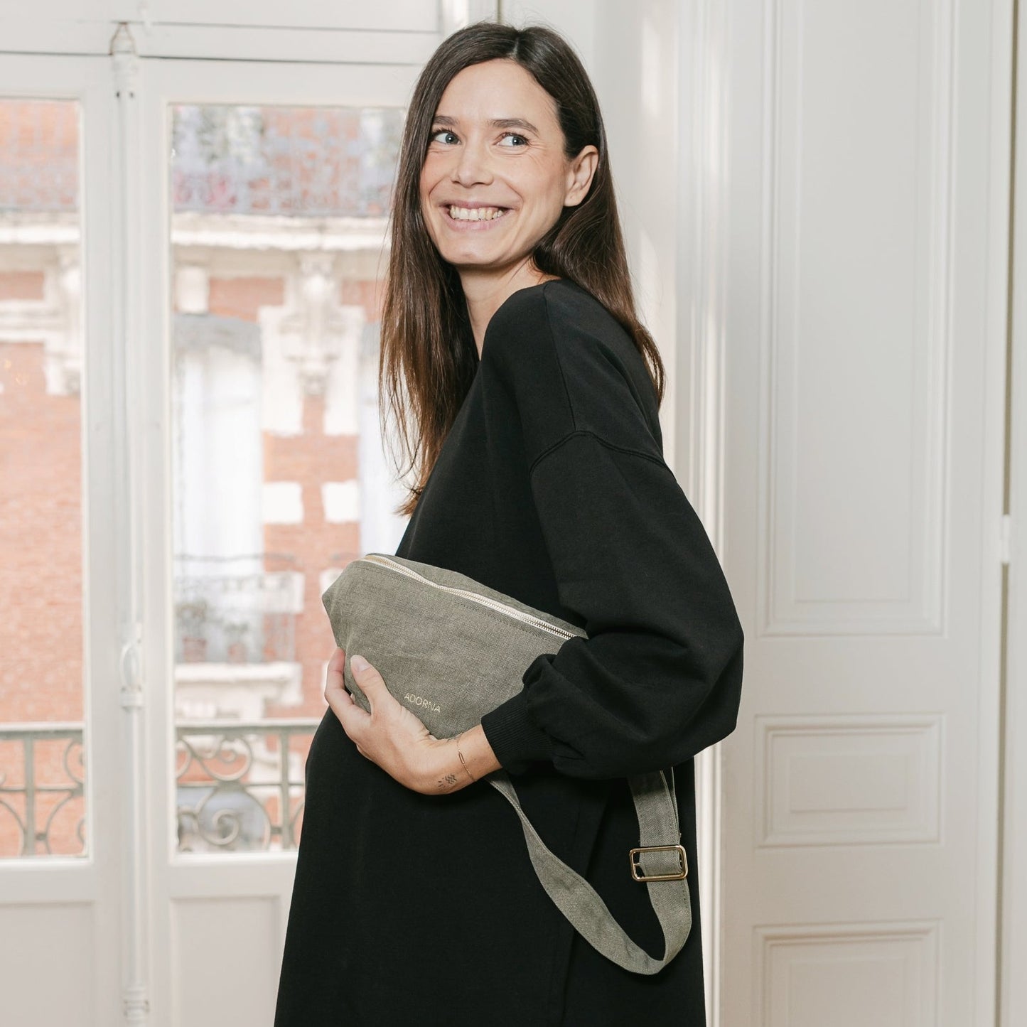 Agathe, le sac banane en lin