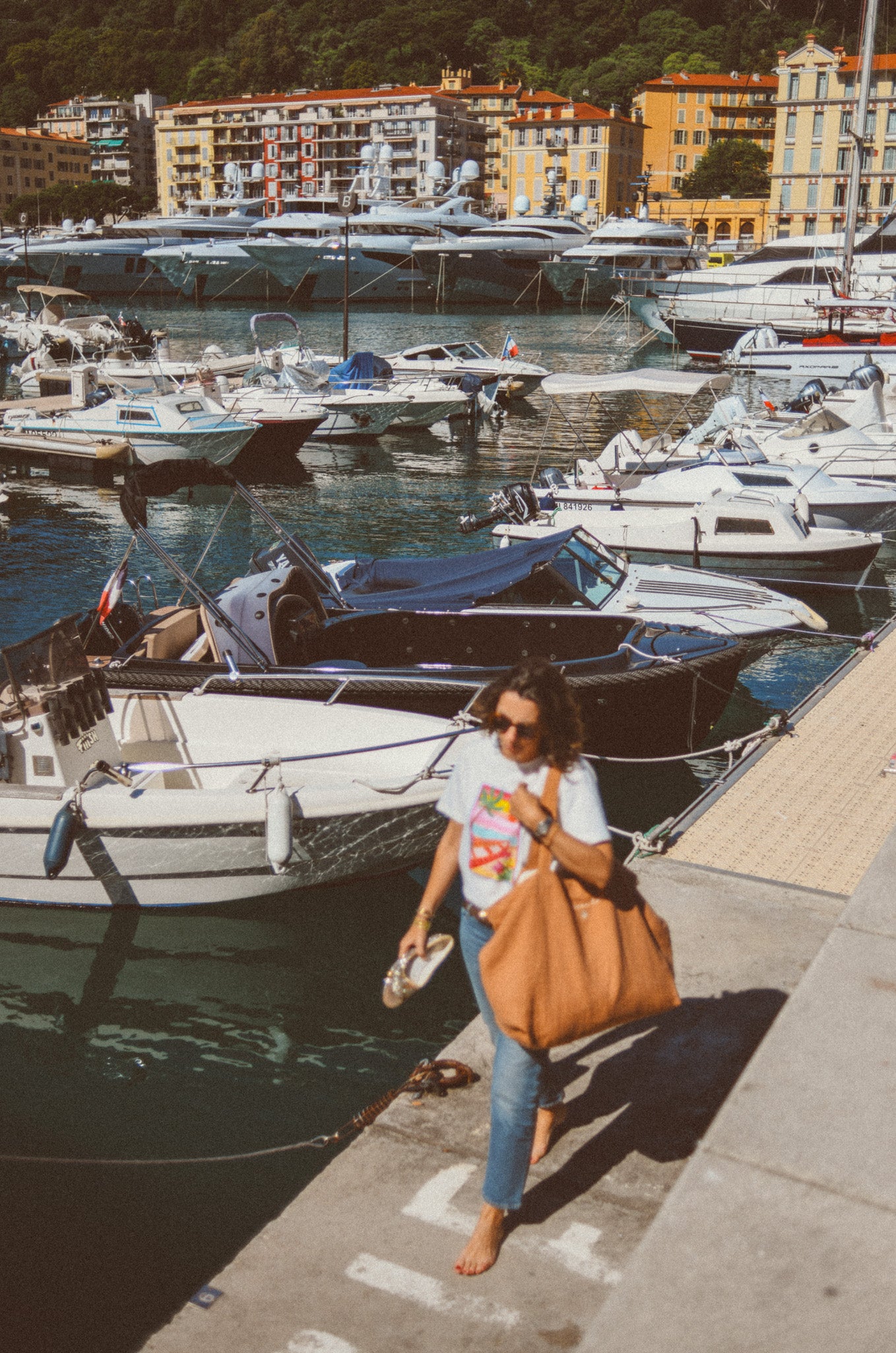 Alba, le sac XL zippé en lin personnalisé