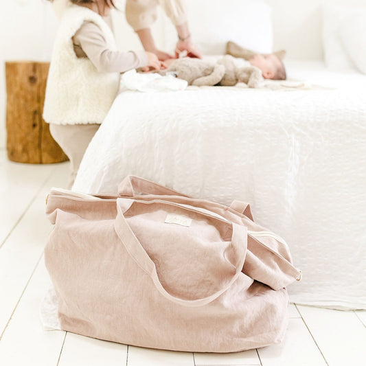 Caroline, le sac XL zippé en lin