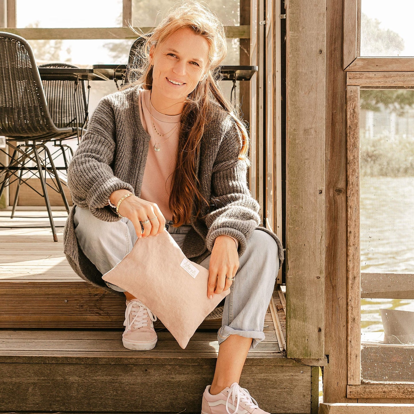 Julie, la pochette en lin