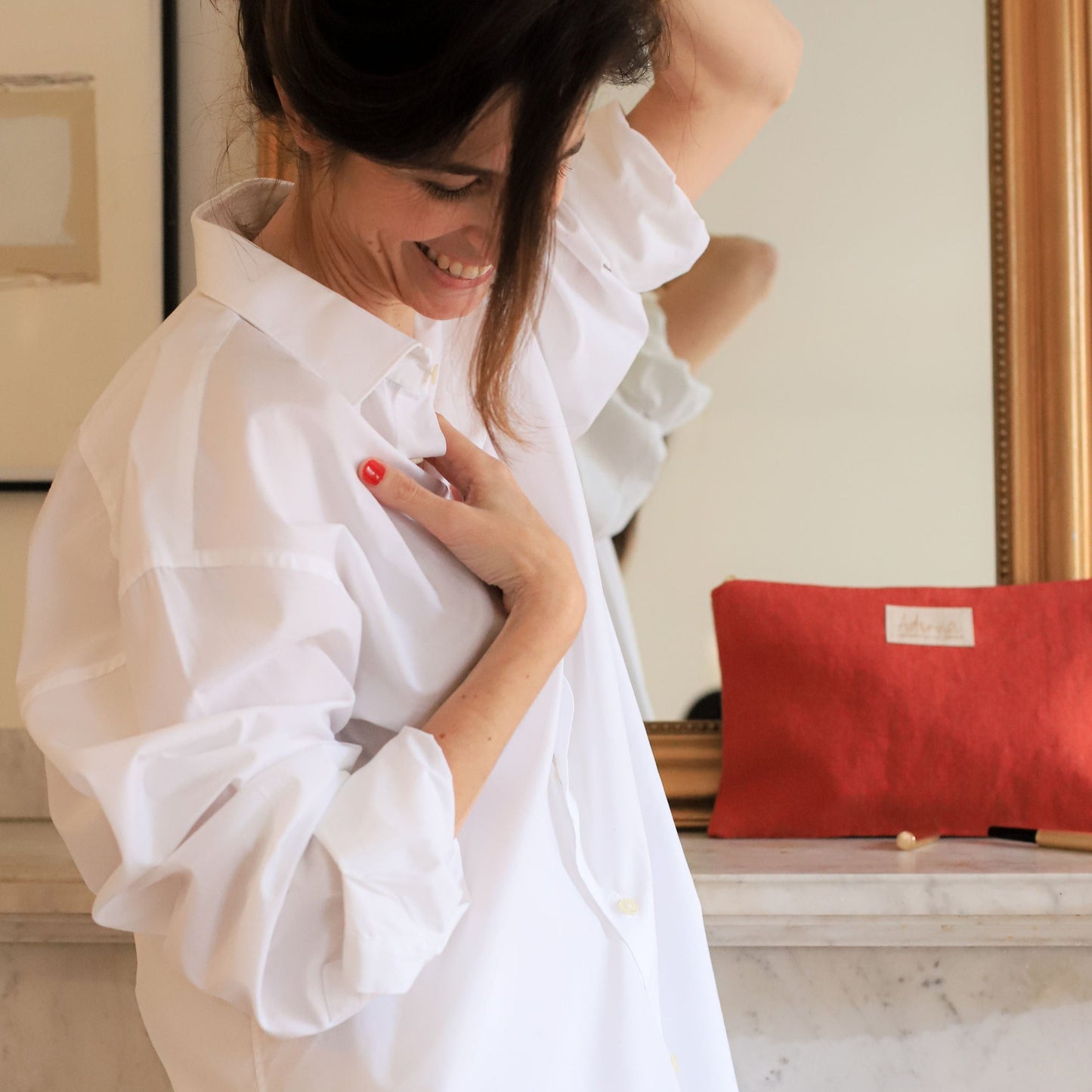 Julie, la pochette en lin