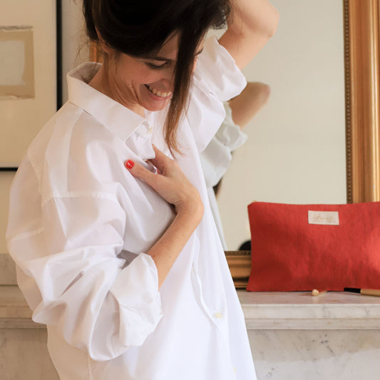 Julie, la pochette en lin