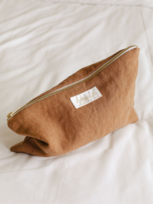 Julie, la pochette en lin personnalisée